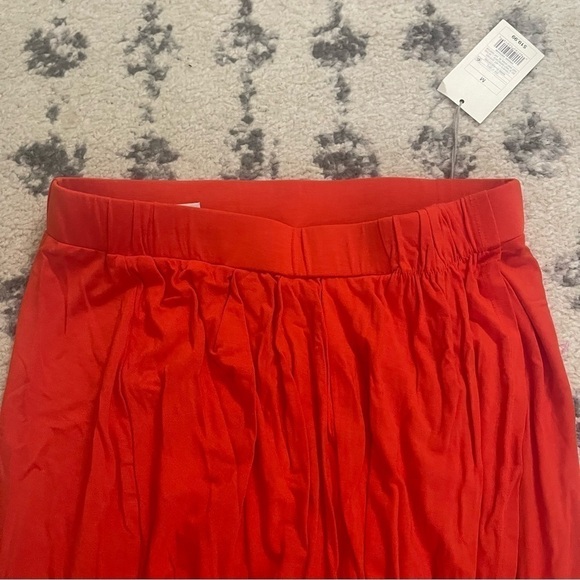 A New Day Modal Stretch Wrap Orange Skirt medium - Picture 12 of 12